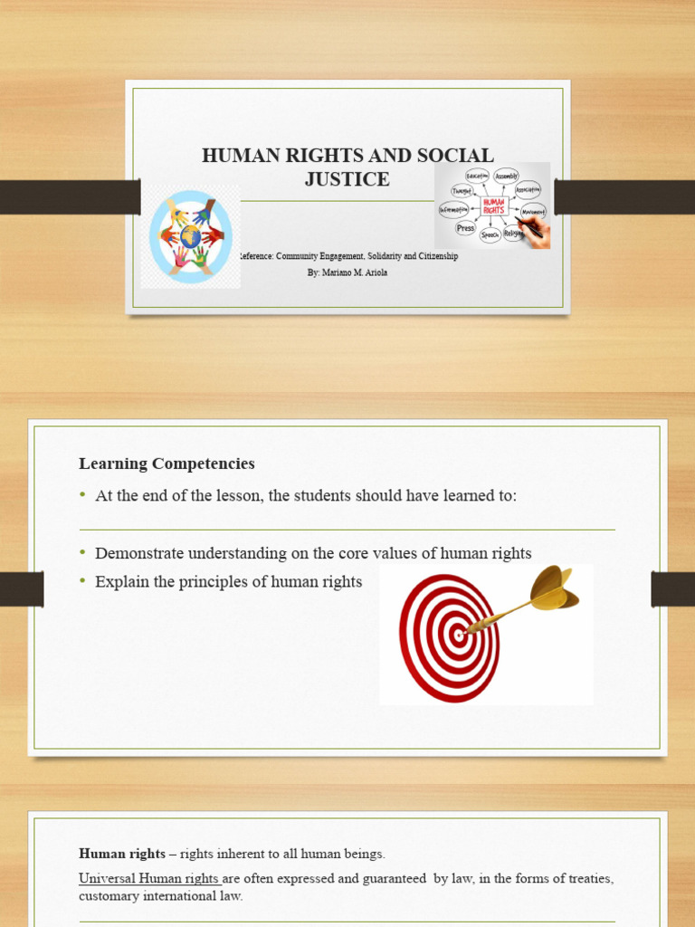 Human Rights and Social Justice Overview | PDF | Human Rights | Social ...