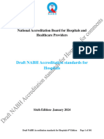 Draft NABH Accreditation Standards for Hospitals 6th Edition