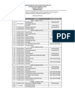 Schedule Koinonia Pisga