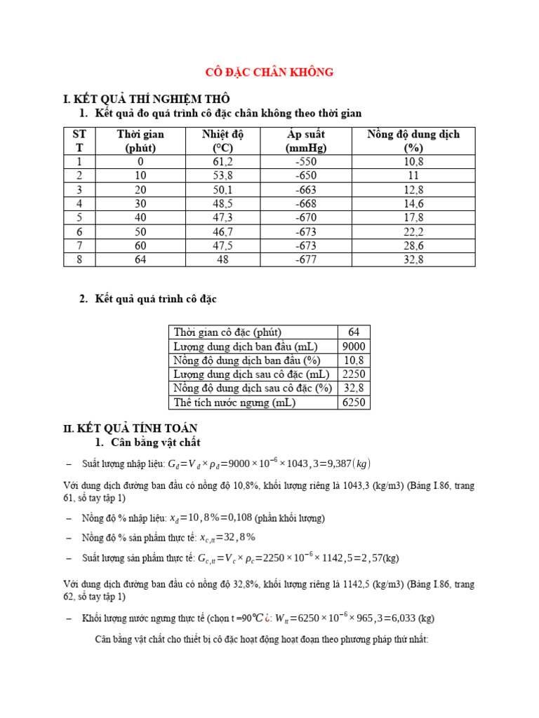 CBVC cô đặc + tính nghiền | PDF