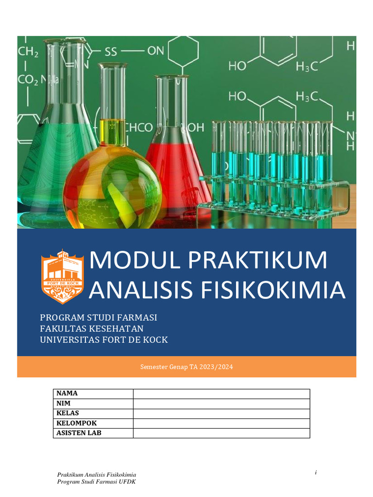 Praktikum Analisis Fisikokimia Farmasi | PDF
