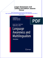 (Download PDF) Language Awareness and Multilingualism 3Rd Edition Jasone Cenoz Online Ebook All Chapter PDF
