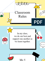 And Illustrated Classroom Rules