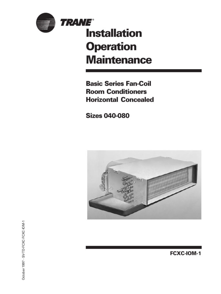 Trane | Download Free PDF | Electrical Wiring | Duct (Flow)