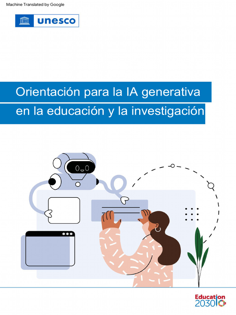 Guia para IA Generativa (Español) - UNESCO | PDF | Inteligencia ...