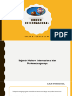 Sejarah Hukum Internasional Dan Perkembangannya