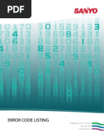 Download Sanyo Error Codes by Marianne Oleron SN73335075 doc pdf