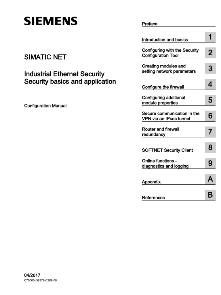 Scalance CST | PDF | Firewall (Computing) | Computer Network