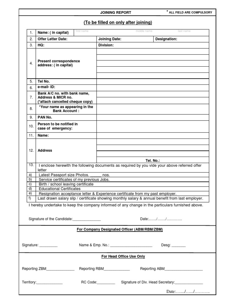 Joining Report | PDF