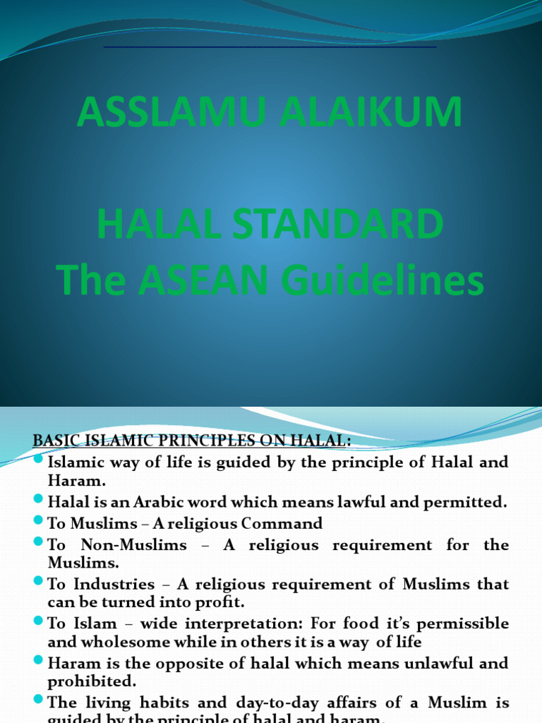 Halal Standards and Guidelines Explained | PDF | Claw