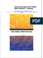 (Download PDF) Basic Chemical Concepts and Tables 1St Edition Steven L Hoenig Online Ebook All Chapter PDF