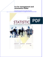 (Download PDF) Statistics For Management and Economics Keller Online Ebook All Chapter PDF