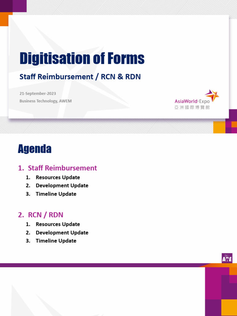 Staff Reimbursement Digitisation Update | PDF | Business