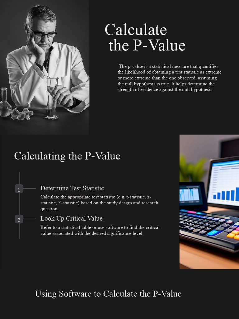 How to Calculate P-Value Effectively | PDF