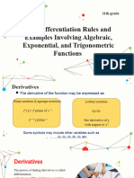 6 Rules of Derivatives and Optimization