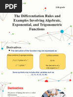 6 Rules of Derivatives and Optimization