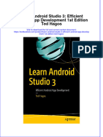 (Download PDF) Learn Android Studio 3 Efficient Android App Development 1St Edition Ted Hagos Online Ebook All Chapter PDF