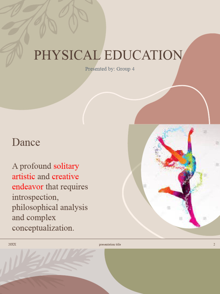 Dance Classifications and Elements Explained | PDF | Dances
