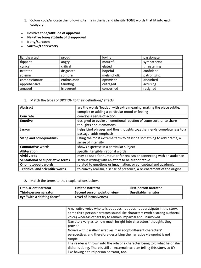 english-and-literature-language-techniques-activity-pdf-narration
