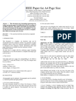 Ieee Paper Word Template A4 v3 | PDF | Letter Case | Page Layout