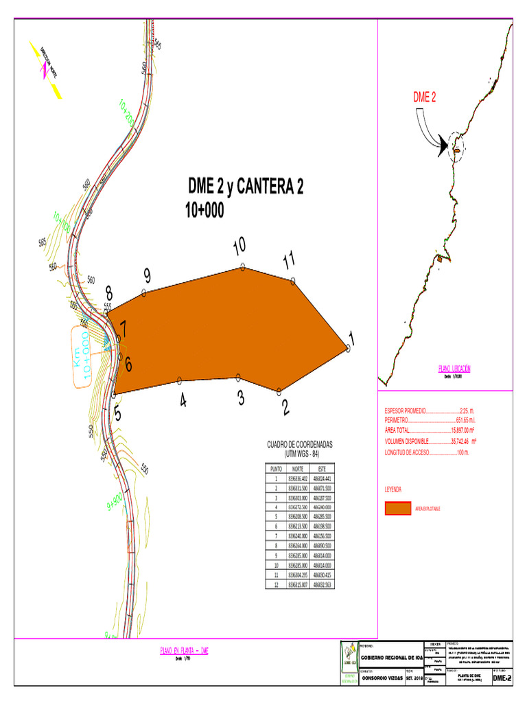 Mejoramiento Carretera DME 2 | PDF