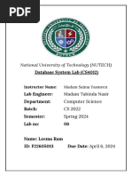 DBMS Lab 06