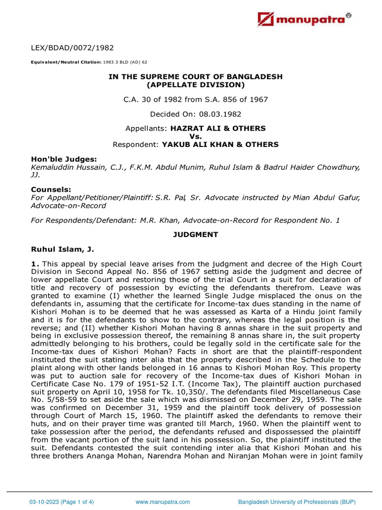 Supreme Court Ruling on Property Dispute | PDF | Lawsuit | Appeal