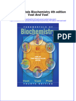 [Download pdf] Fundamentals Biochemistry 4Th Edition Voet And Voet online ebook all chapter pdf 