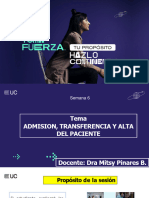 Admisión, Transferencia y Alta Del Paciente