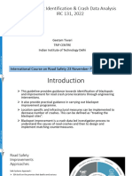 IRC 131 Black Spot Identification & Crash Data Analysis