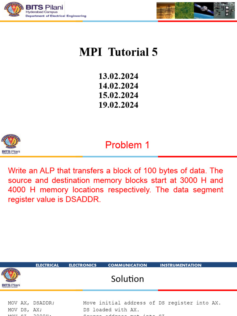 Assembly Language Programming Examples | PDF | Computer Programming ...
