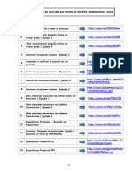 04 - Links de videos de YouTube por temas 4ºAño - Matemàtica - 2024.docx