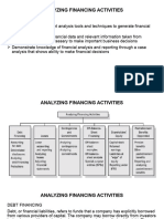 Iv. Analyzing Financing Activities