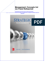 (Download PDF) Strategic Management Concepts 3Rd Edition Frank Rothaermel Online Ebook All Chapter PDF