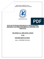 16 Technical Specificationfor Instrumentation