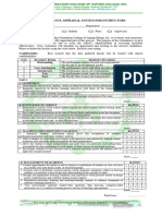 Faculty Evaluation Form Original