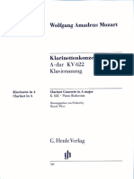 Mozart Clarinet Concerto (G.Henle Verlag)