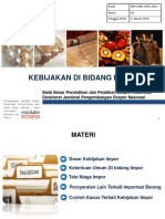 Bahan Tayang Standar Kebijakan Di Bidang Impor Revisi 3 - 2019