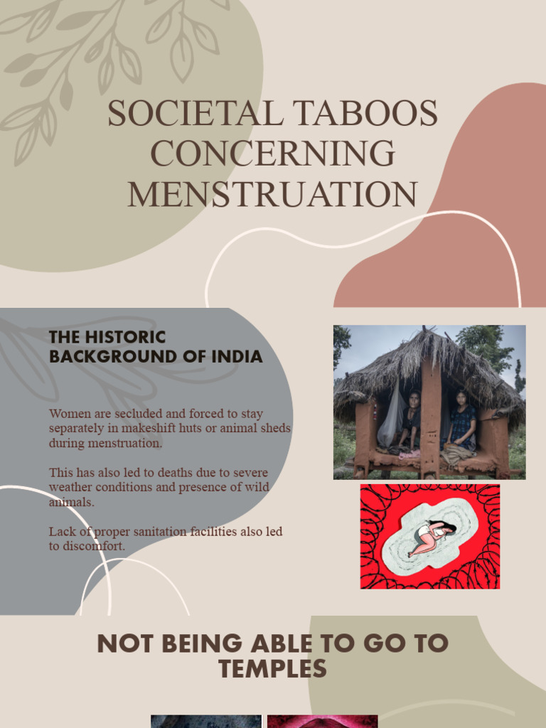 Societal Taboos | PDF | Menstruation