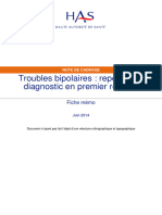 Troubles Bipolaires Reperage Et Diagnostic en Premier Recours - Note de Cadrage 2014-06!13!10!53!16 714