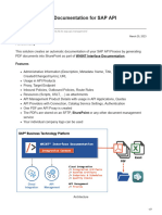 WHINT Interface Documentation For SAP API Management