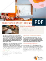 Importance of Selfcare Planning