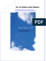 [Download pdf] The True Life 1St Edition Alain Badiou online ebook all chapter pdf 