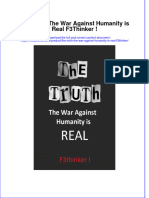 (Download PDF) The Truth The War Against Humanity Is Real F3Thinker Online Ebook All Chapter PDF