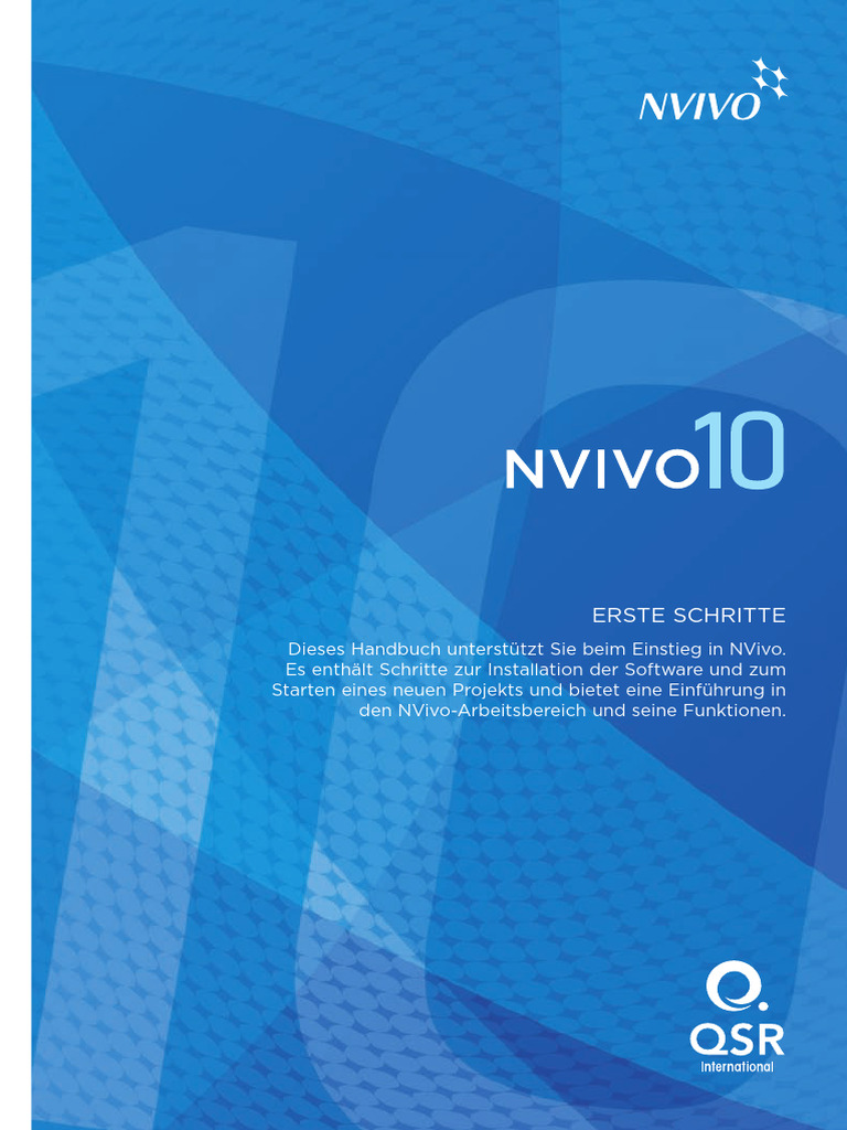 NVivo10 Getting Started Guide | PDF