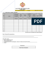 Corporate Finance - Scoresheet