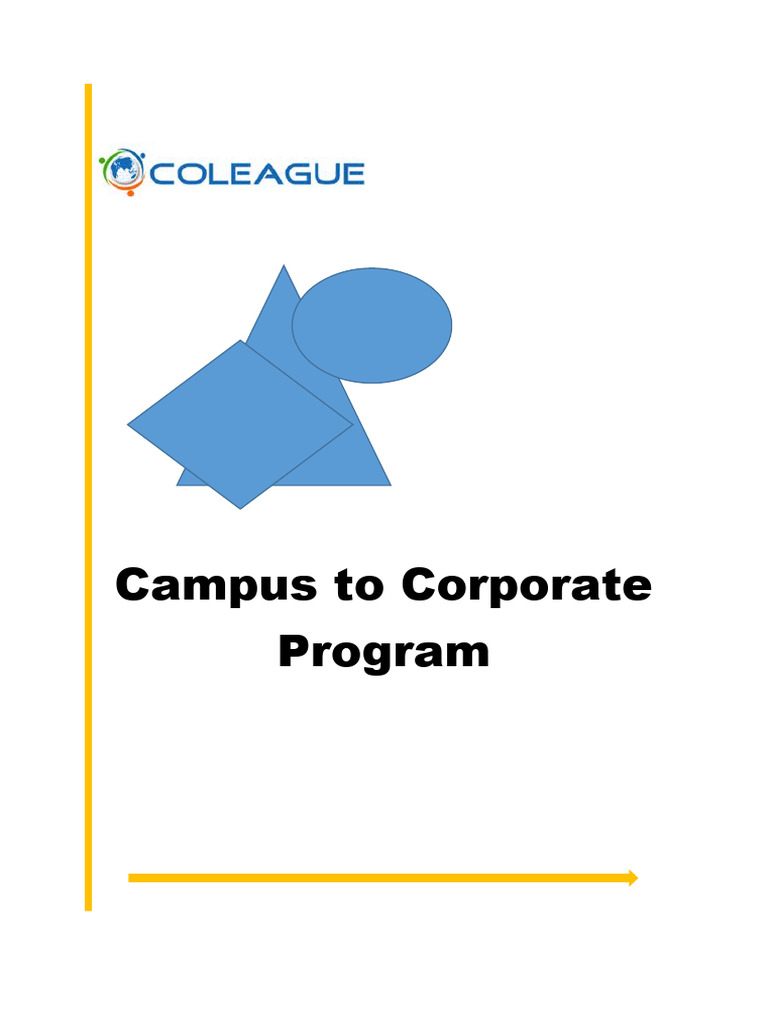 Campus to Corporate Training Program | PDF | Body Language | Communication