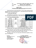 Tb vv cử sv tham dự Hội nghị Khoa học sinh viên lần XI