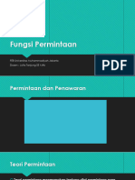 fungsi permintaan