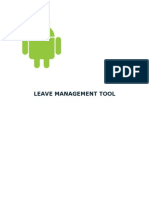 Leave Management Tool